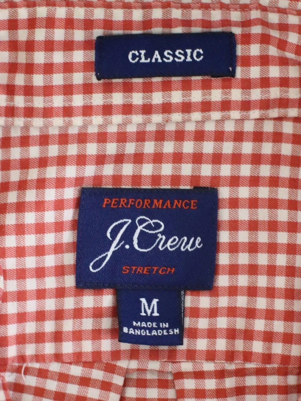 Vintage Classic J Crew Gingham Summer Shirt